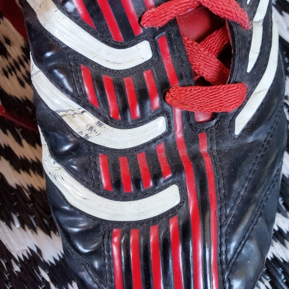 adidas Shoes | Black And Red Adidas Cleats | Poshmark